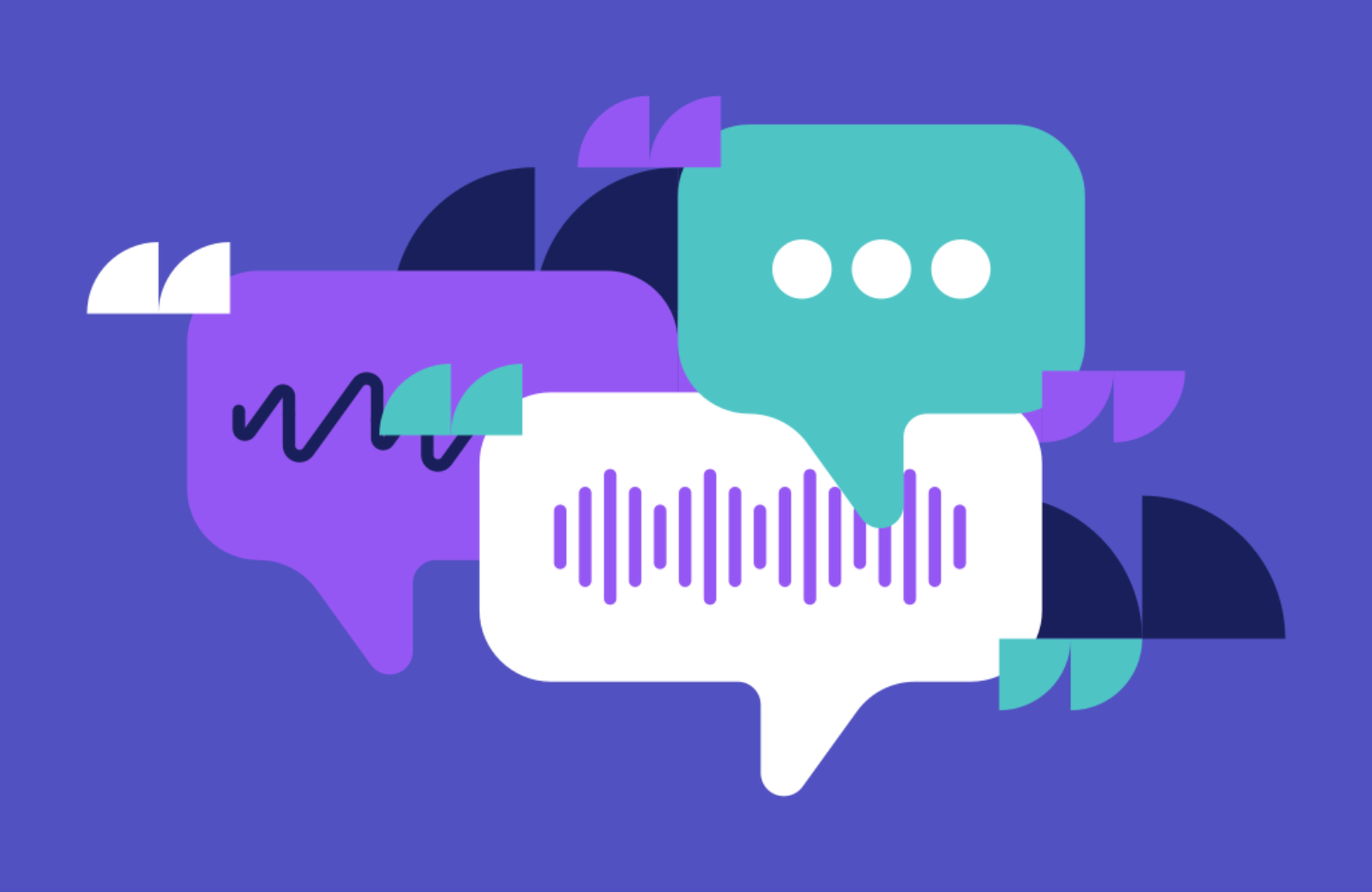 AI chat bubbles of a conversation between an orthodontist and an AI