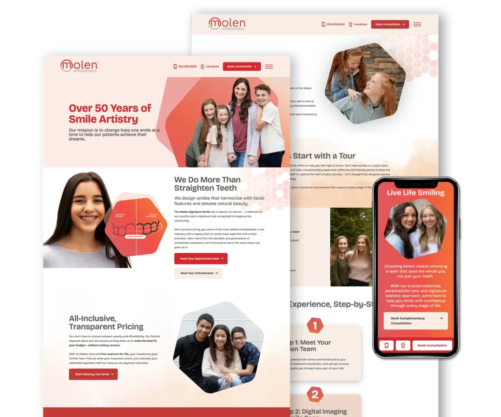 molen orthodontics new website